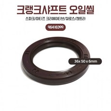 스파크 크랭크 샤프트 오일씽 96416399 GM 순정호환용 36x50x6 리데나 1개 칼로스, 0W-20