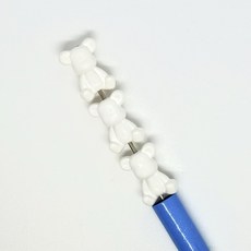 볼펜꾸미기 볼꾸 동대문 꾸미기 DIY 캐릭터 알록달록 미니 컬러 화이트 방향제 곰 베어, 딸기, 딸기