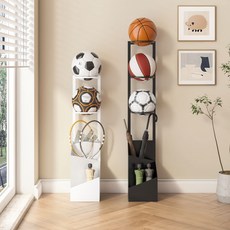 雨傘架 雨傘收納架 雨傘置物架 傘架 家用雨傘架 辦公室雨傘架籃球架子家用運動器材置物架球拍足球收納架球類擺放多功能雨, 白色,2層, 1個