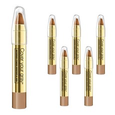 커버유어그레이 헤어 컬러 터치 업 워터프루프 2.9g, Medium Brown, 6개
