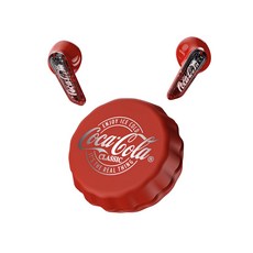 可口可樂聯名款無線藍牙耳機，瓶蓋造型設計，無線音樂體驗, 可樂紅, T13