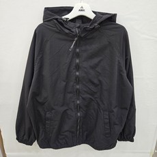 에어워크 봄 초등 남녀공용 주니어 나일론 편안한 바람막이 점퍼 봄 아우터 (블랙)