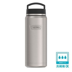 THERMOS 保溫瓶 一體式提把設計 簡約時尚外觀 運動辦公戶外皆宜, IS212SL(不鏽鋼), 1個, 1.2L
