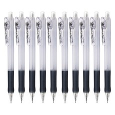 제브라 타프리 클립 샤프 화이트 베럴 MN5, 0.5mm, 10개