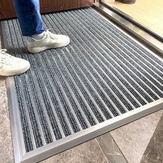 안전화털이개 현관 신발 먼지털기 발판 식당 먼지 흙털이 안전화 1. 60cm x 40cm 그레이