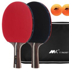 乒乓球訓練器 桌球練習器 兒童健身運動親子互動桌球訓練器材, 1個, 5 星雙拍(一套2支)不含訓練器