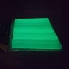 【 199出貨】夜光熱熔膠棒 7MM高粘發光釣魚魚鈎夜釣手工DIY電熱膠條 11MM熱熔膠, 1個, 7mm*100mm10根夜光膠棒