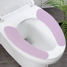 판다로드 호환되는 탈부착식 휴대용 변기시트 커버, 퍼플, 5세트