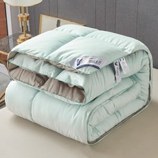 호텔식 오리털 이불솜 겨울용, 220x240cm 10근 겨울이불, 아르테미시아 녹색 회색