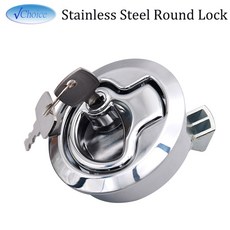 RV 요트 캠핑카 해양 캐비닛 해치 있는 스틸 로커 스테인레스 문짝 열쇠가 인치 래치 버클 바닥 플러시, 1 PCS, 1