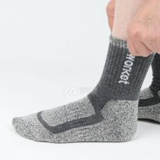 지벤 워킷 쿠셔닝 양말, 10세트, 그레이