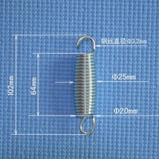 대형 트램폴린 부품 교체 용수철 소모품 점핑 스프링, 10cm 허리 드럼 스프링 (10 풀 후크)