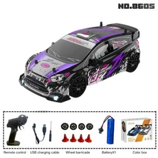 1 24 RC 드리프트 차량 머스탱 4WD 자동차 원격 제어 기능이 있는 경주용 자동차 선물 경쟁 경주용 어린이 장난감, 8605 B Color box, 장난감 등급