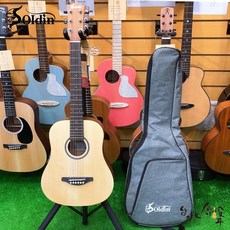 北烏/原聲 Soldin SA-3431 34吋嬰兒吉他 旅行吉他 雲杉合板 桃花心木側背 附琴袋, 1個