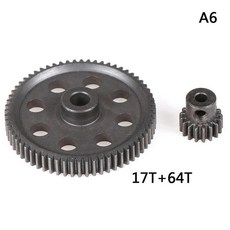 메탈 메인 기어 모터 피니언 트럭 부품 초과, 4. 1764T, 1개