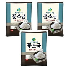 신송식품 꽃소금 500g, 3개
