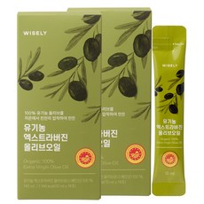 와이즐리 최저산도 0.1 냉압착 스페인산 엑스트라버진 올리브오일 스틱, 28개, 10ml