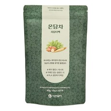 자연담아 온당차 혈당관리차 바나바잎차 돼지감자차 치커리차 블렌딩티 티백 혈당차, 1개, 30개입, 1.5g
