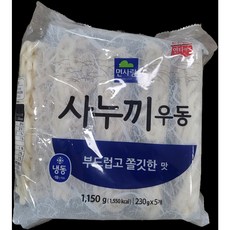 부드럽고 쫄깃한 식감이 일품인 면사랑 사누끼우동면, 1.15kg, 1개