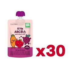 천호엔케어 유기농ABC주스 건강디톡스음료, 30개, 100ml