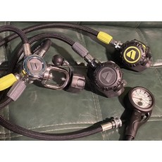 APEKS XL4 OCEA 調節器組 備二 單錶 輕量化, 灰黑, 全新