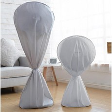 고드림 가정용 깔끔한 옥스포드 선풍기 보관 덮개 커버, 화이트