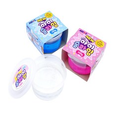 아모스 아이슬라임300g 투명 블루 핑크, 1개