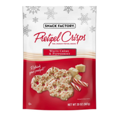 트레이더조 스타일 화이트 초콜릿 페퍼민트 프레첼 20oz / White Chocolate Peppermint Pretzel Crisps, 2개, 567g