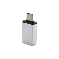 Coms USB C타입 to USB 3.0 OTG 젠더 BB744, 33mm, 1개, 실버