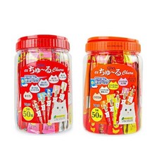 喜花貓 CIAO肉泥&CatFeet肉泥組合, 1個, CIAO啾嚕肉泥綜合桶(雞肉綜合)14g