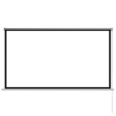 手拉式布幕 白玻纖4K顯影 84吋 100吋 手拉布幕 投影布幕 升降布幕 投影機, 手拉升降布幕-白玻纖【100吋】16:9