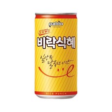 팔도 밥알없는 비락 식혜, 175ml, 24개