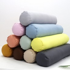 [디메이드베딩] 안고자는 순면 원형 솜포함 롱베개 바디필로우, 롱베개 브라운