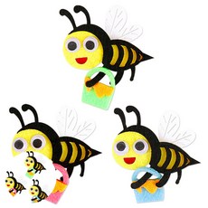 [팔마누] 아동미술만들기 어린이만들기 만들기취미 펠트 벌 신형