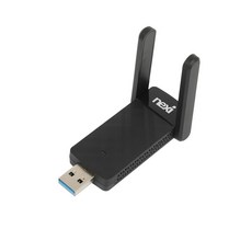 넥시 듀얼밴드 무선 랜카드 AC1300 와이파이 수신기 고감도 안테나 USB3.0 수신기 와이파이동글 기가비트 무선랜, 1개, NX-AC1300A