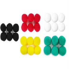 포포샵 폼폼이 40mm 핸드메이드장식소품, 흰색