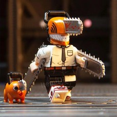 체인소맨 레고 피규어 세트 전기톱맨 미니피규어 블럭 애니메이션 굿즈 모음 브릭 호환 블록, A