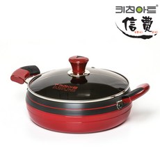 키친아트 신비 인덕션 IH 경질냄비 전골, 24cm, 혼합색상