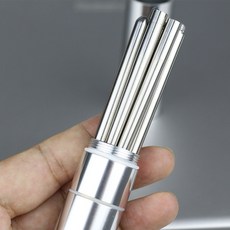 304不銹鋼筷子勺子套裝出差旅游折疊筷子旅行便攜式餐具學生筷子環保筷防滑筷子耐熱筷子餐具用品, 1個, 1雙筷子+1個金屬收納筒