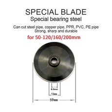 BORX PPR 파이프 커터 휴대용 튜브 14-65mm/110-160mm 구리 알루미늄 PVC PE 핸드 툴용 이중 목적 가위, 03 110-200mm blade, 01 CHINA