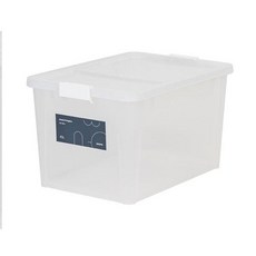 리빙박스 45L 투명 대용량 수납함 yss+3371SV