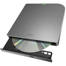 USB3.2(Gen1)3.0 Mac DVDCD DVSM-PMV8U3-GYN 버팔로 외장 대응 드라이브 버스 파워(급전