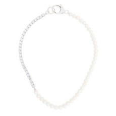 해튼랩스 스털링 실버 펄 테니스 네크리스