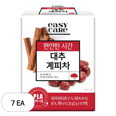 녹차원 이지케어 대추계피차, 2g, 10개입, 7개