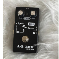 기타 앰프 AB 셀렉터 이펙터 엠프 체인 전환 트루바이 패스 페달 A-B 박스 521, 1개, 검정
