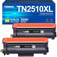 Palmtree TN248XL TN248 호환 브라더 MFC-L3760CDW 토너 MFC-L3740CDW MFC-L3740CDWE DCP-L3560CDW TN 248 DCP-L, 2 Black Tn2510