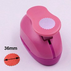 원형 공예 펀치 구멍 학교 1 커터 3 엠보서 스크랩북 종이, 36mm w e circle