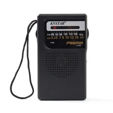 시그널 AMFM 휴대 라디오(블랙) 미니 라디오 미니라디오 휴대용라디오 소형라디오 라디오 l bgy57331kd, 단일, 단일