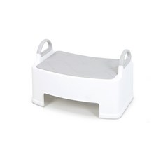 아이팜 더 와이드 디딤대 유아발판 미끄럼방지, 1개, 1단 화이트