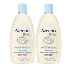 아비노베이비 워시 & 샴푸 내추럴 오트 추출물 은은한 향, 2개, 532ml